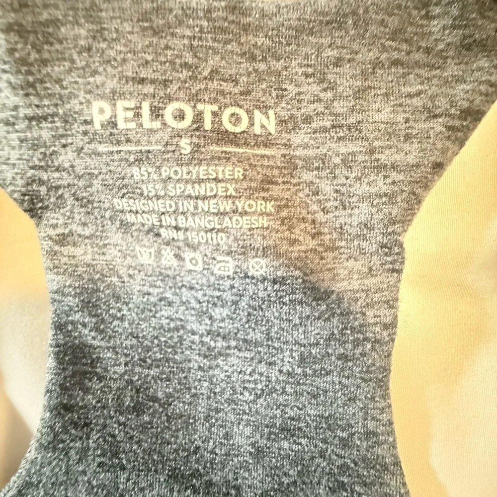 Peloton Gray Sports Bra Size S
